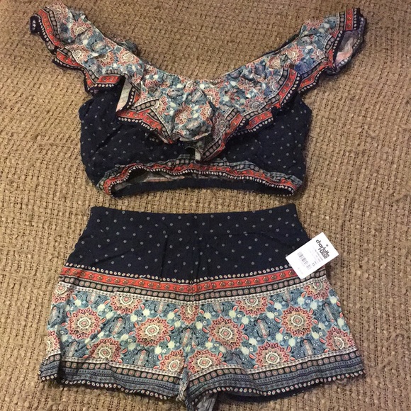 Charlotte Russe Tops - Two Piece Set - Shorts With Tag (XS)